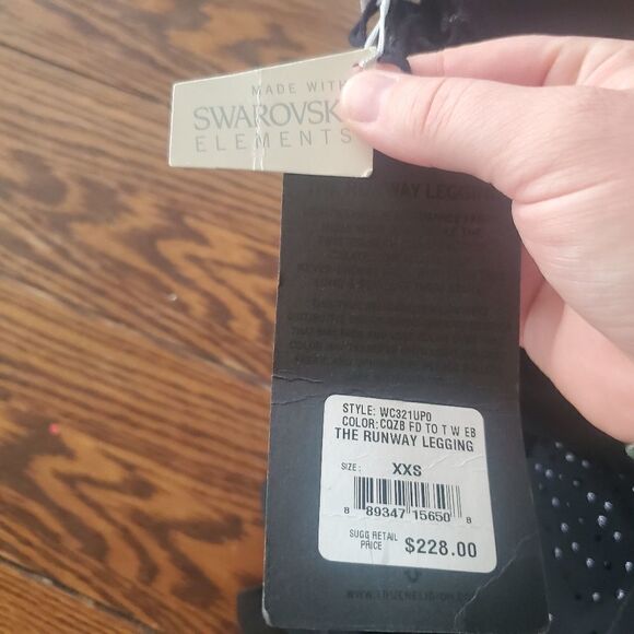 NWT true religion the runway black leggings sz XXS - Picture 4 of 6